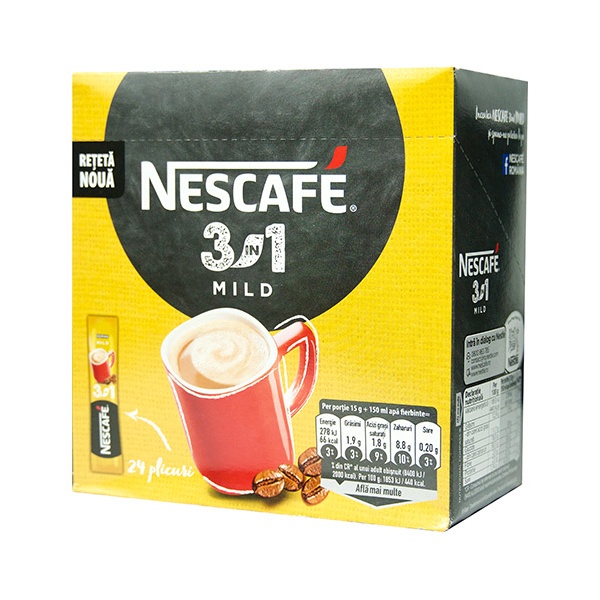 Nescafe 3in1 Mild Coffee 24x15g