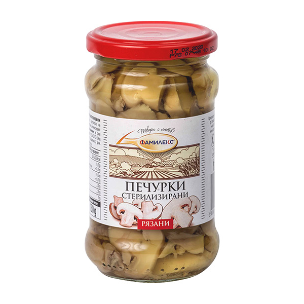 Familex Mushroom Slices Jar 10x280ml