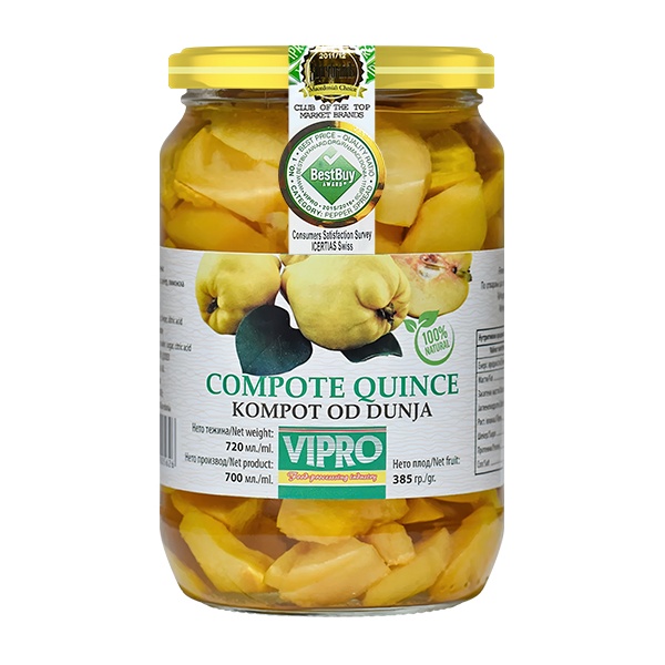 Vipro Quince Compote 6x720ml