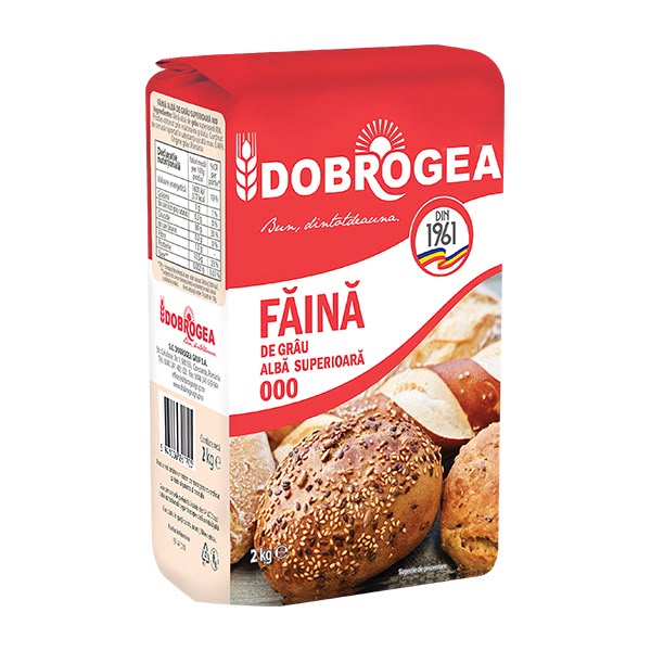 Dobrogea White Flour (Faina Alba 000) 8x2kg