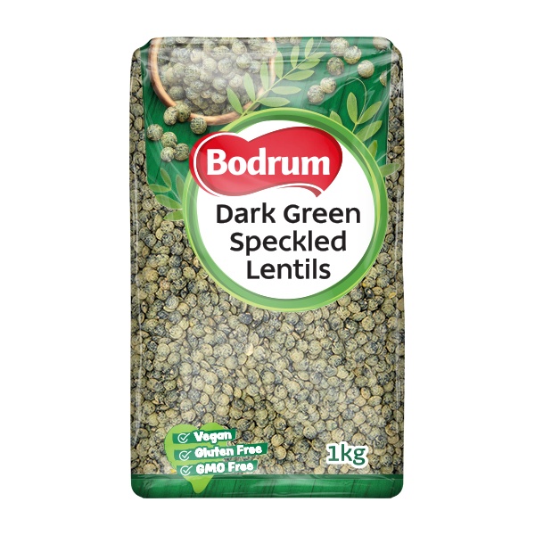 Bodrum Speckled Dark Green Lentils 6x1Kg