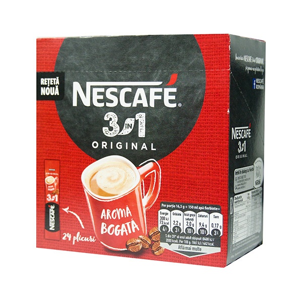 Nescafe 3in1 Original Coffee 24x15g (24x16.5g)