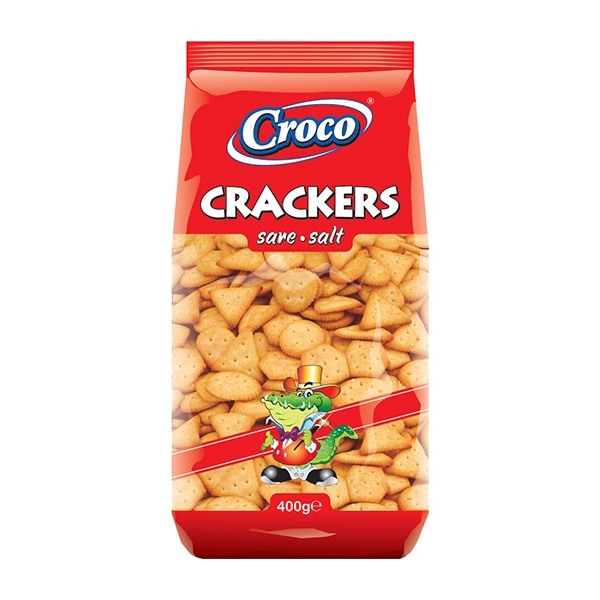 Croco Salted Crackers 12x400g