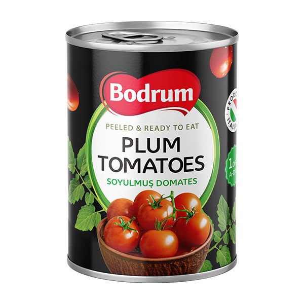 Bodrum Whole Peeled Tomatoes 12x400g
