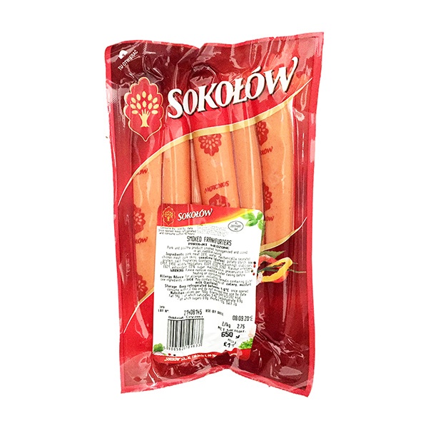 Sokolow Franks Smoked (12pcs/Box) 1x650g