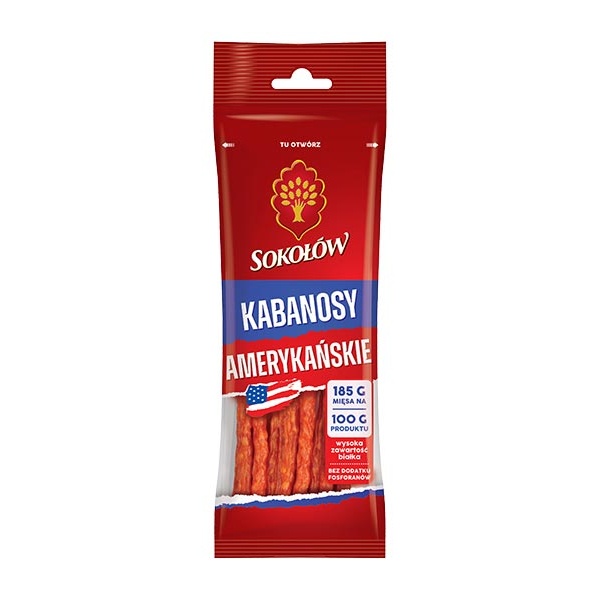 Sokolow American Kabanos (14pcs/Box) 1x120g
