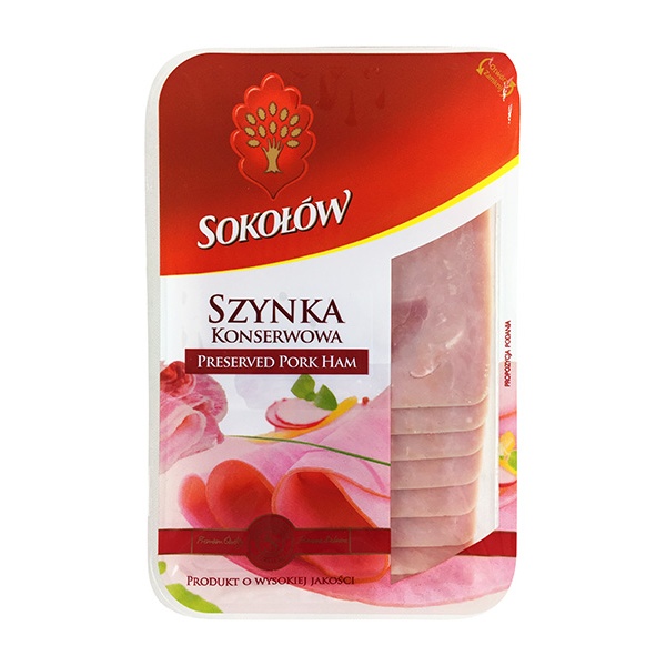 Sokolow Sliced Preserved Pork Ham (10) 1x120g
