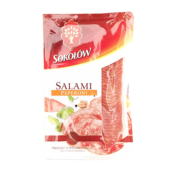Sokolow Sliced Salami Pepperroni (12pcs/Box) 1x100g