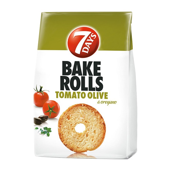 7Days Bake Rolls Tomato & Oregano 12x80g