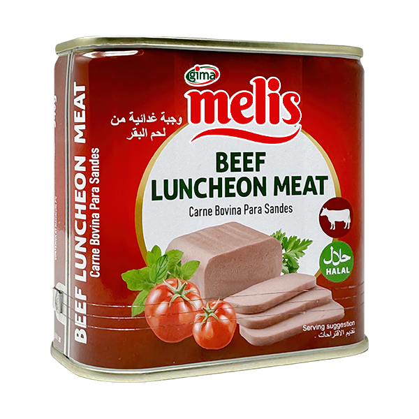 Melis Luncheon Meat Halal Beef 12x340g