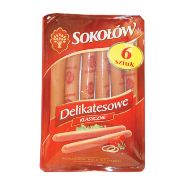 Sokolow Franks Classics Deluxe Pork Sausage (Hot Dogs) (40pcs/Box) 1x250g
