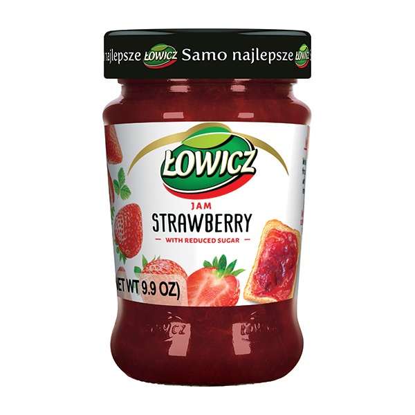 Lowicz Strawberry Jam 8x280g