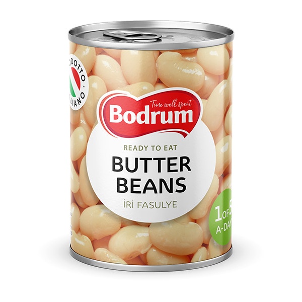 Bodrum Boiled Butter Beans (iri Fasulye) (EO) 12x400g