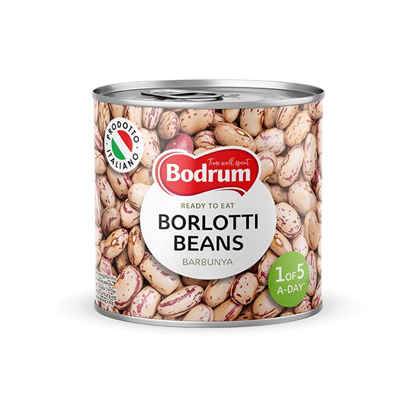 Bodrum Boiled Borlotti Beans (Barbunya) (EO) 12x800g