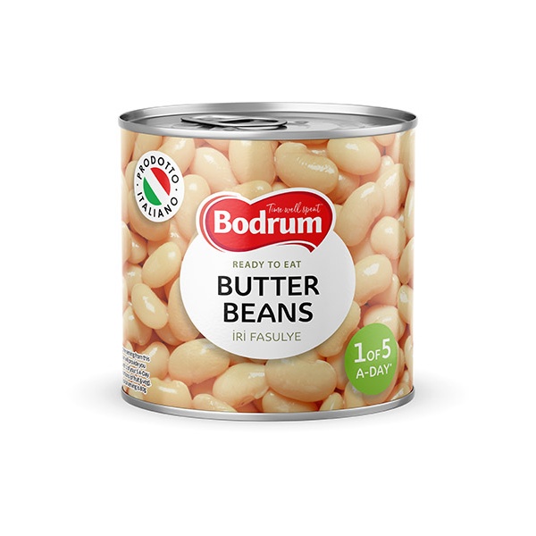 Bodrum Boiled Butter Beans 12x800g
