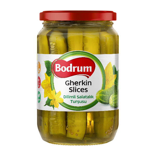 5Bodrum 720cc Gherkin Sticks 6x670g