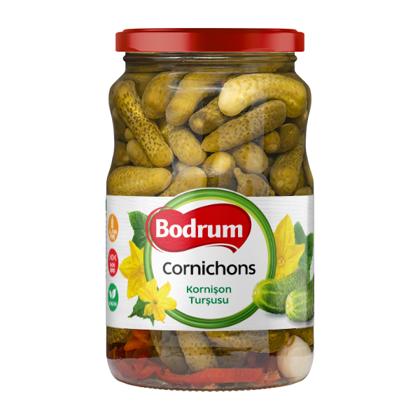 Bodrum 1700cc Cornichons Pickled (120/150) 6x1650g