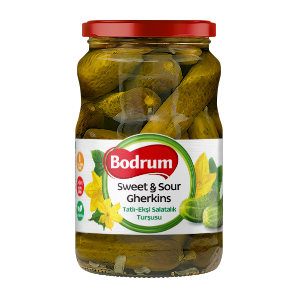 Bodrum 1700cc Cucumber Pickles Sweet 9/12 6x1650g