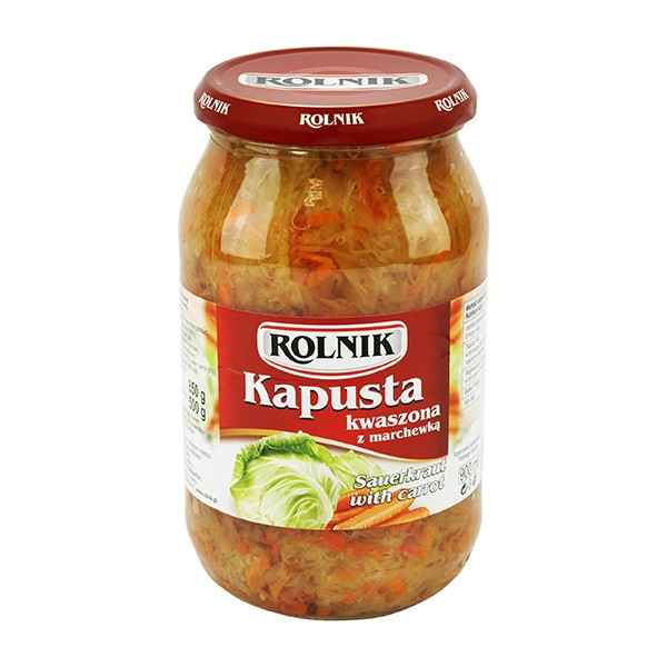 Rolnik Sauerkraut with Carrot 6x850g