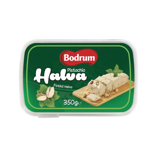 6Bodrum Tahini Halva with Pistachio (Antep Fistikli) 6x350g