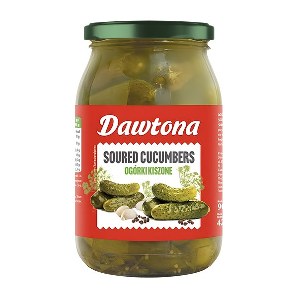 Dawtona Ogorki Kwaszone (Cucumbers in Brine) 6x900g
