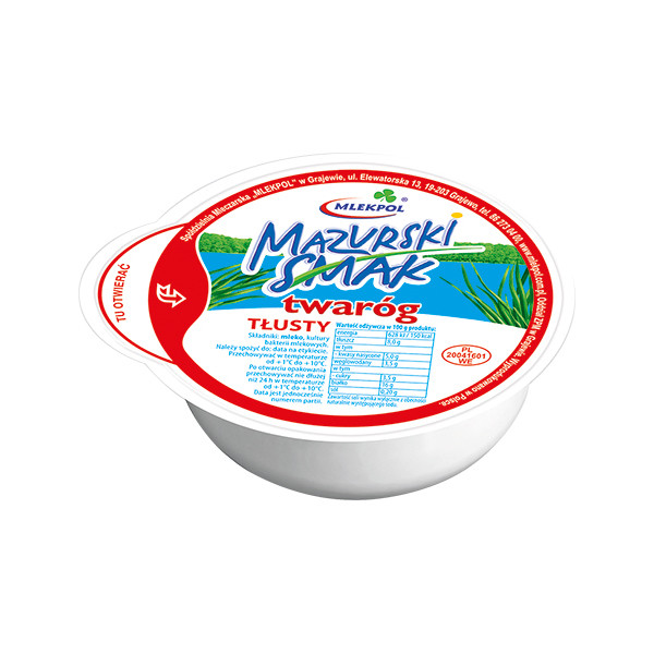 Mlekpol Full Fat Mazurski Curd Cheese (Red) 8x275g