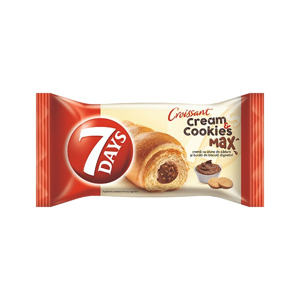 7Days Cream & Cookies Crossaints 20x80g