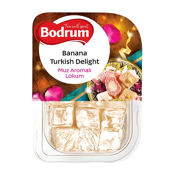 Bodrum Banana Turkish Delight 6x200g