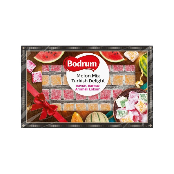 Bodrum Melon Mix Turkish Delight 6x350g