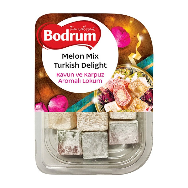Bodrum Melon Mix Turkish Delight 6x200g
