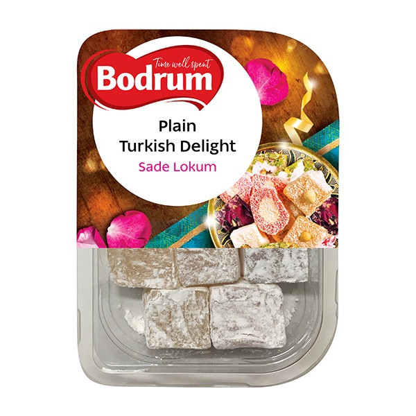 Bodrum Plain Turkish Delight 6x200g