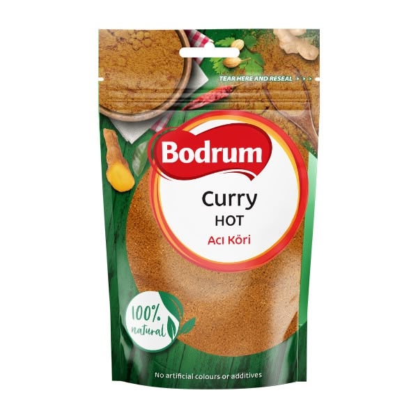 Bodrum Hot Curry Powder 8x100g