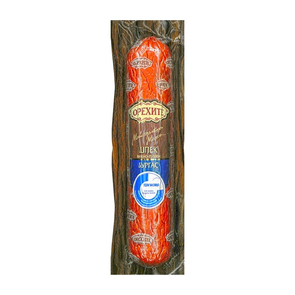 Orehite Burgas Larded Salami (Smoked) Vacuum (40) 1x230g