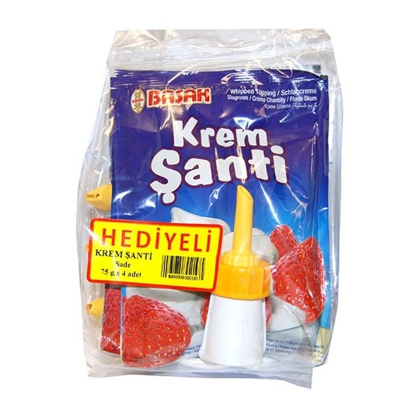Basak Cream Shanty (Free Piping bag) 10x4x75g
