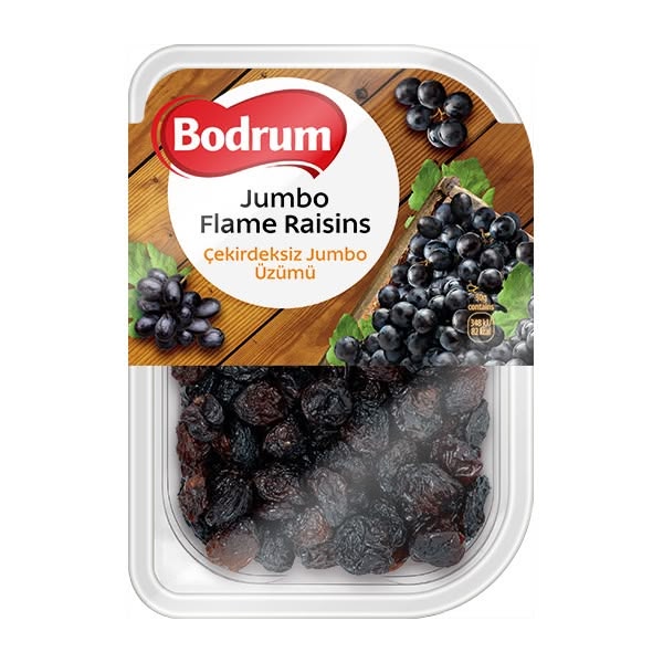 Bodrum Chilean Flamed Jumbo Raisins (Tray) 6x250g