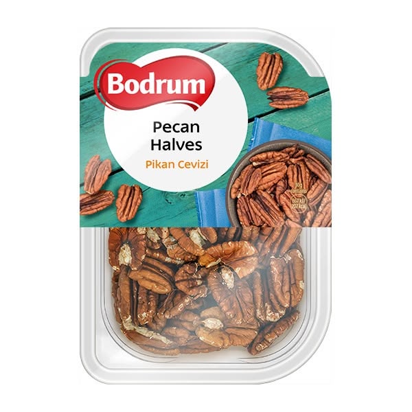 Bodrum Halved Pecan Nuts (Tray) 6x150g