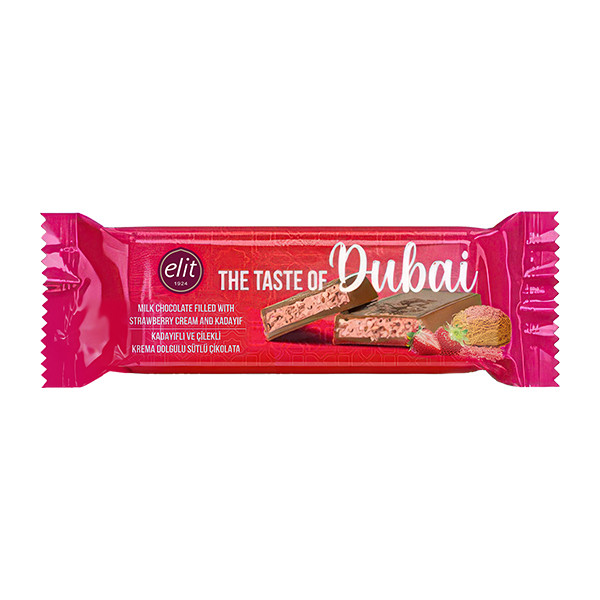 Elit Dubai Chocolate Strawberry with Kadayif 24x30g