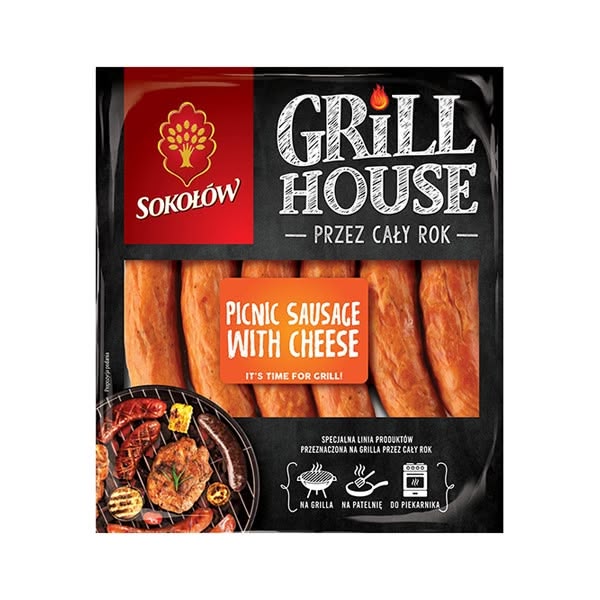 Sokolow Picnic Sausage with Cheese 1x900g