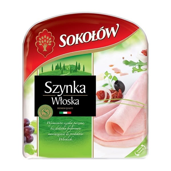 Sokolow Sliced Italian Ham 1x140g