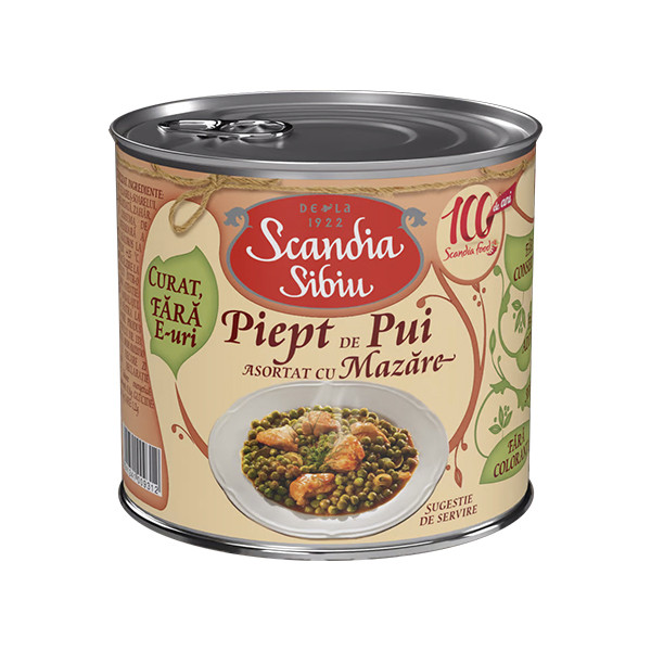 Scandia Sibiu Peas with Chicken Breast 6x400g