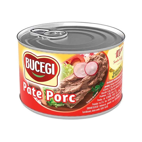 Bucegi Pate Pork 6x200g