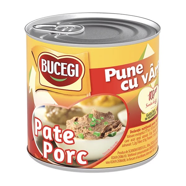 Bucegi Pate Pork 6X300g