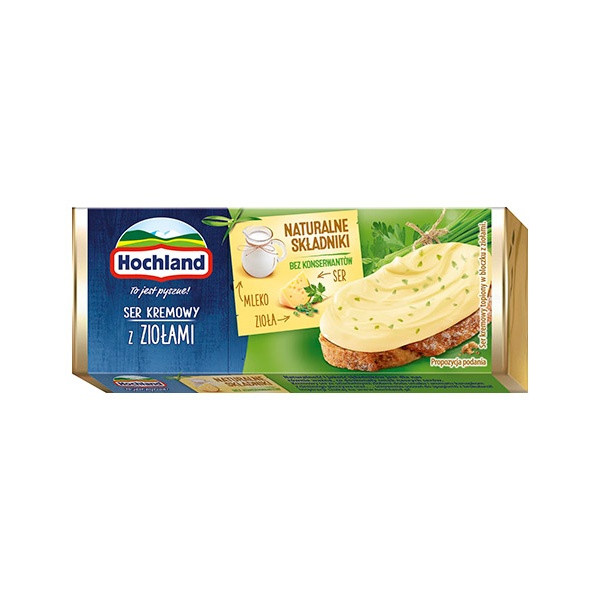 Hochland (09) Cheese Spread Block Herbs (6) 1x90g