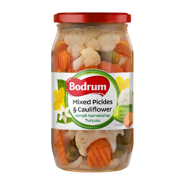 Bodrum 1000cc Cauliflower Mixed Pickles 6x940g