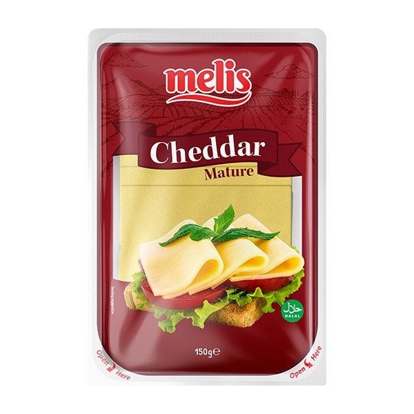 Melis Sliced Cheddar 12x150g