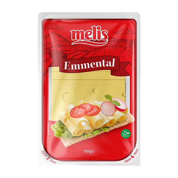 Melis Sliced Emmentaler 12x150g