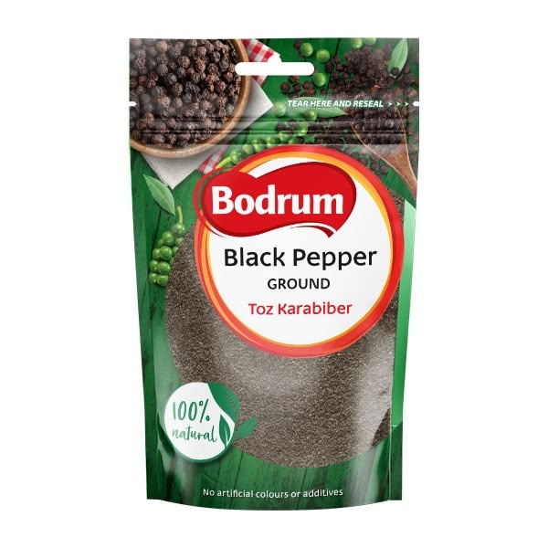 Bodrum Black Pepper Ground (Toz Karabiber) 8x100g
