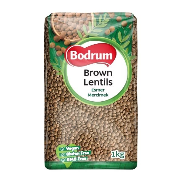 Bodrum Brown Lentils (Masoor) 6x1kg