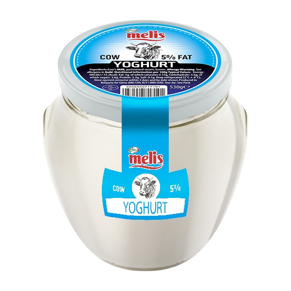 Melis Yoghurt Cow Fat 6x530g