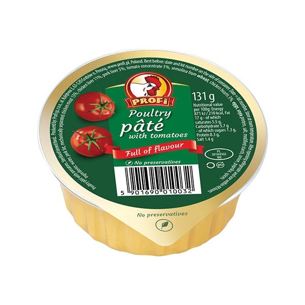 Profi Poultry Pate with Tomatoes 15x131g